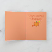 Happy Thanksgiving-lerarenkaart Feestdagen Kaart (Binnen)