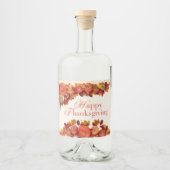 Happy Thanksgiving Likeurfles Etiket (Voorkant)