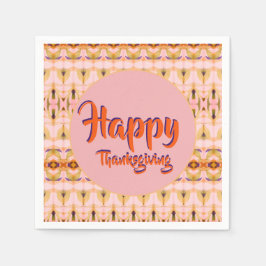 Happy Thanksgiving Luncheon Servet