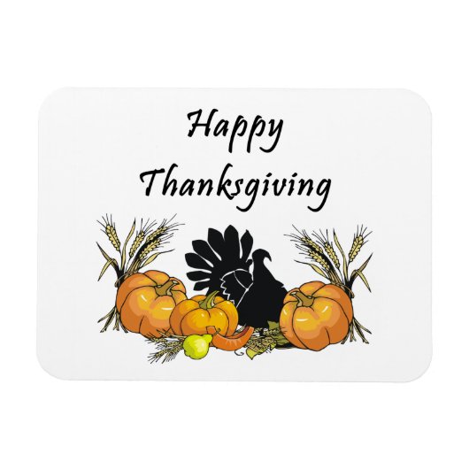 Happy Thanksgiving Magneet (Horizontaal)