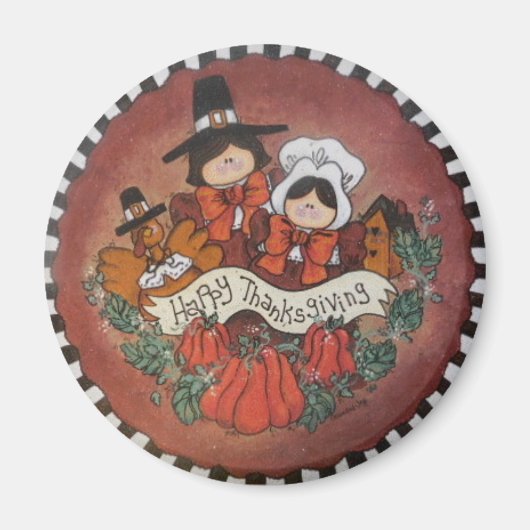 Happy Thanksgiving Magnet (Voorkant)