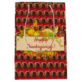 Happy Thanksgiving Medium Cadeauzakje (Voorkant)