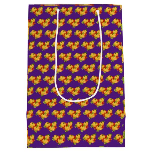 Happy Thanksgiving Medium Cadeauzakje (Achterkant)