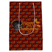 Happy Thanksgiving Medium Cadeauzakje (Achterkant)