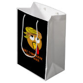 Happy Thanksgiving Medium Cadeauzakje (Voorkant Gekanteld)