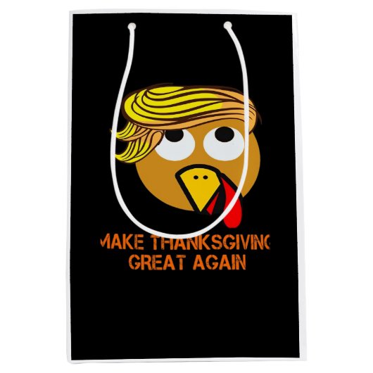 Happy Thanksgiving Medium Cadeauzakje (Voorkant)