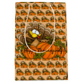 Happy Thanksgiving Medium Cadeauzakje (Voorkant)