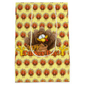 Happy Thanksgiving Medium Cadeauzakje (Achterkant)