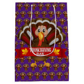 Happy Thanksgiving Medium Cadeauzakje (Achterkant)