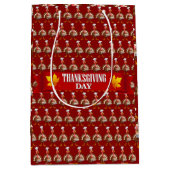 Happy Thanksgiving Medium Cadeauzakje (Voorkant)