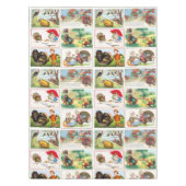 Happy Thanksgiving Medley  Briefkaart Tafelkleed (Voorkant)