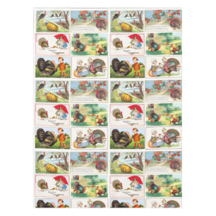 Happy Thanksgiving Medley  Briefkaart Tafelkleed