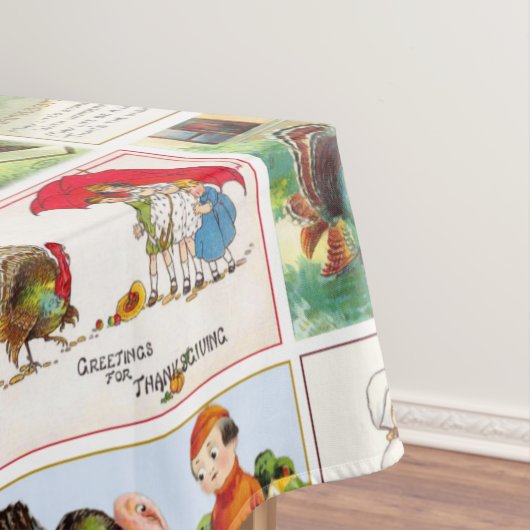 Happy Thanksgiving Medley  Briefkaart Tafelkleed (Voorbeeld)