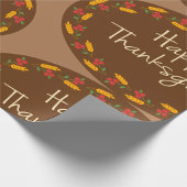 Happy Thanksgiving Message Cadeaupapier