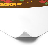 Happy Thanksgiving Message Poster (Hoek)