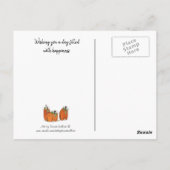 Happy Thanksgiving met bijen Briefkaart (Achterkant)