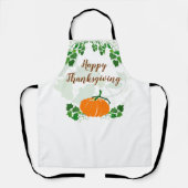 Happy Thanksgiving met Pumpkin Schort (Voorkant)