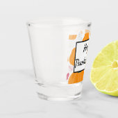 Happy Thanksgiving met Pumpkins Shot Glas (Links)