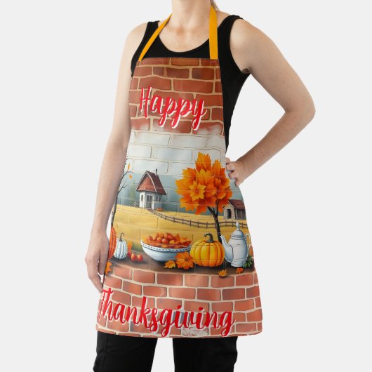 Happy Thanksgiving Modern Beautiful Fall Schort (Insitu)