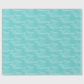 Happy Thanksgiving-mooi script Cadeaupapier (Vlak)