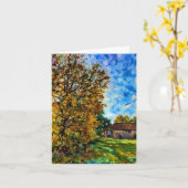 Happy Thanksgiving - Mooie Herfst Dag Kaart (Gele Bloem)