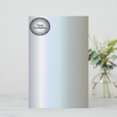 Happy Thanksgiving-muurschildering met Damask Bord Briefpapier (Staand voorkant)