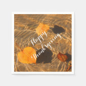 Happy Thanksgiving Napkins door RoseWrites Servetten (Voorkant)