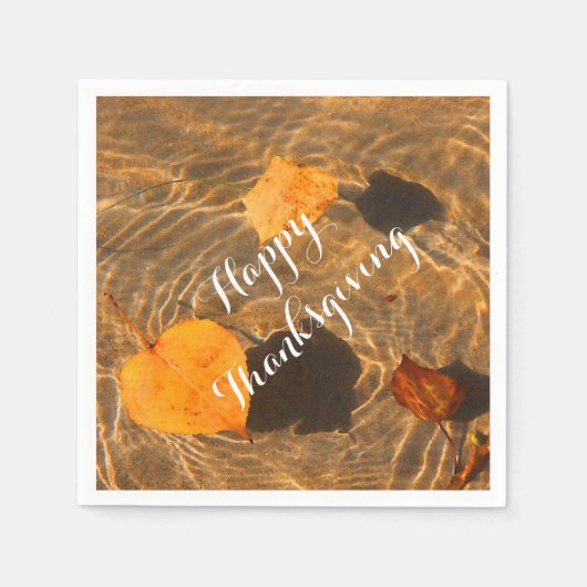 Happy Thanksgiving Napkins door RoseWrites Servetten (Voorkant)