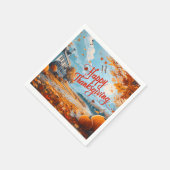 Happy Thanksgiving Napkins Servet (Hoek)