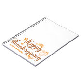 Happy Thanksgiving Notitieboek (Linkerzijde)
