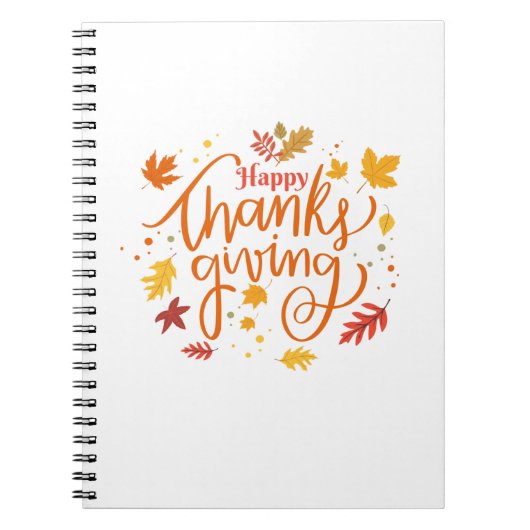 Happy Thanksgiving Notitieboek (Voorkant)