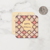 Happy Thanksgiving: Notitiekaartje (Voorkant / Achterkant in situ)