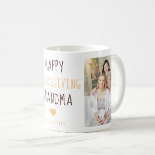 Happy Thanksgiving oma 2 foto's Koffie Mok