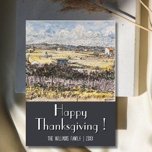  Happy Thanksgiving-oogst in de Provence Kaart
