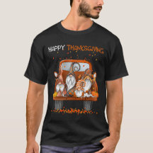 Happy Thanksgiving op pick-up truck Gnomes liefheb