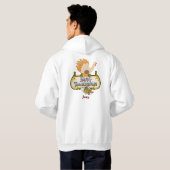 Happy thanksgiving outfit - gepersonaliseerde naam hoodie (Achterkant volledig)