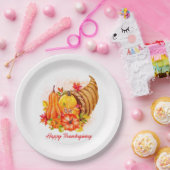 Happy Thanksgiving Paper-Bord Papieren Bordje (Feest)