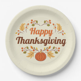 Happy Thanksgiving Paper-Bord Papieren Bordje