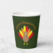 Happy Thanksgiving Papieren Bekers (Voorkant)
