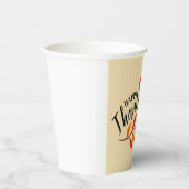 Happy Thanksgiving Papieren Bekers (Rechts)