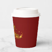 Happy Thanksgiving Papieren Bekers (Links)