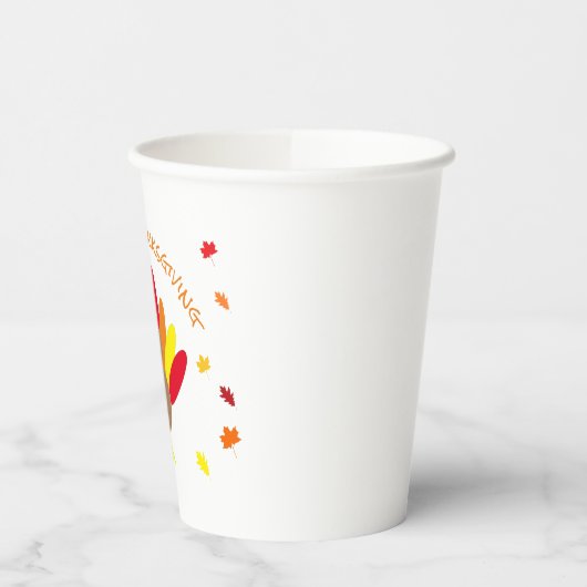 Happy Thanksgiving Papieren Bekers (Links)