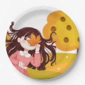 Happy Thanksgiving Papieren Bordje (Voorkant)