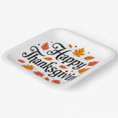 Happy Thanksgiving Papieren Bordje (Gebogen)