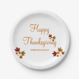 Happy Thanksgiving Papieren Bordje