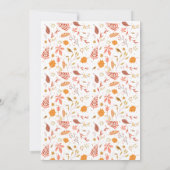 Happy Thanksgiving Party Uitnodiging (Achterkant)