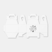 Happy Thanksgiving, pas je familienaam schattig aa Bedankdoosjes (Uitgevouwen)