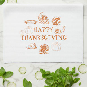 Happy Thanksgiving, pas je familienaam schattig aa Theedoek