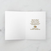 Happy Thanksgiving - Pelgrim Kinder - Turkije Feestdagen Kaart (Binnen)