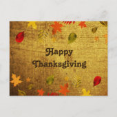 Happy Thanksgiving, persoonlijk Briefkaart (Voorkant)